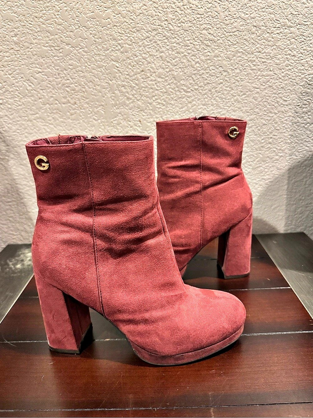 Guess Red Booties